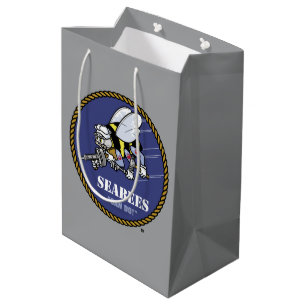 Bolsa De Regalo Mediana Marina de Estados Unidos Marinos