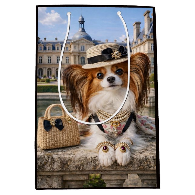 Bolsa De Regalo Mediana Mariposa (Anverso)