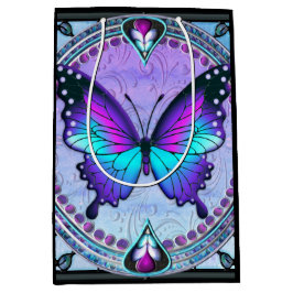 Bolsa De Regalo Mediana Mariposa de sublimación con fondo