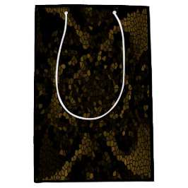 Bolsa De Regalo Mediana Mariposa de vidrio manchado de oliva