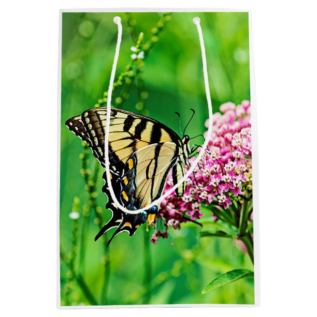 Bolsa De Regalo Mediana Mariposa del este de Swallowtail del tigre (Anverso)