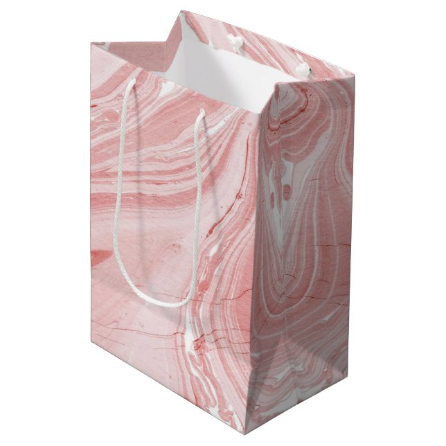 Bolsa De Regalo Mediana Mármol (Angulo Anverso)