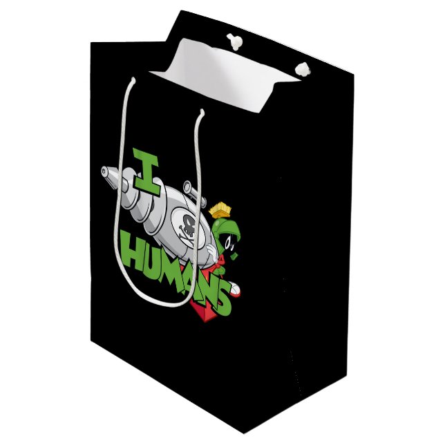Bolsa De Regalo Mediana MARVIN THE MARTIAN™ I Laser Humans (Angulo Anverso)