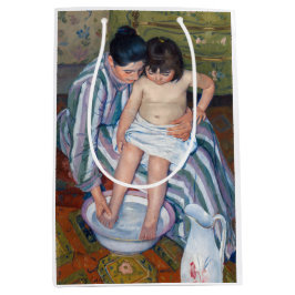 Bolsa De Regalo Mediana Mary Cassatt - El baño del niño / El baño