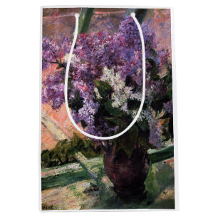 Bolsa De Regalo Mediana Mary Cassatt - Lilacs en una ventana