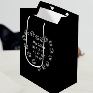 Bolsa De Regalo Mediana Mascota de corazón para la impresión de la garra d