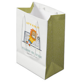 Bolsa De Regalo Mediana Matar al portero del león Jugador de fútbol Niños