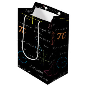 Bolsa De Regalo Mediana Matemáticas coloridas Ecuaciones Math Formulas