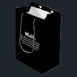 Bolsa De Regalo Mediana Math Typography Funny Math<br><div class="desc">Magnífica tipografía matemática Bolsa de regalo de matemáticas diseñada por Nisha Prabhu. ¡Añade algo de humor matemático a tu regalo con esta graciosa bolsa de regalo de tipografía matemática! Perfecto para los amantes de los números y las ecuaciones, esta bolsa de regalo de medio tamaño presenta una tipografía lúdica que...</div>