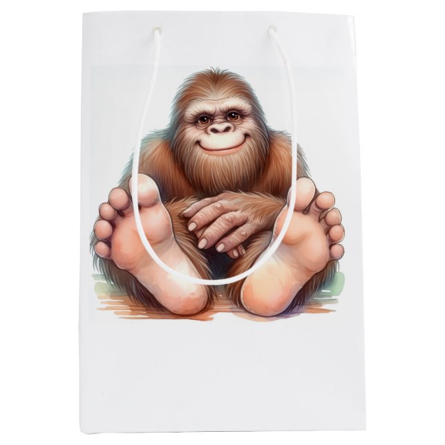 Bolsa De Regalo Mediana Me and My Bigfoot (Anverso)