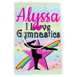 BOLSA DE REGALO MEDIANA ME ENCANTA EL DISEÑO SUPER STAR DE GIMNASIA