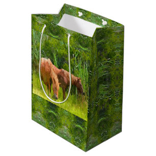 Bolsa De Regalo Mediana Med Gift Bag Assateague Ponies