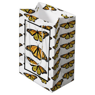 Bolsa De Regalo Mediana Med Gift Bag Monarch Butterflies