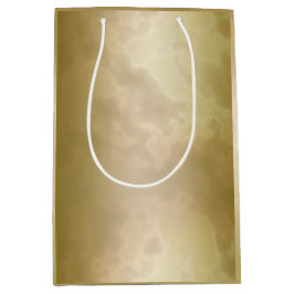 Bolsa De Regalo Mediana Medio de mármol subió oro