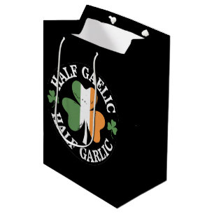 Bolsa De Regalo Mediana Medio gaélico medio ajo irlandés italiano St. Patr
