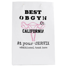 Bolsa De Regalo Mediana Mejor OBGYN en el ginecólogo de la ciudad