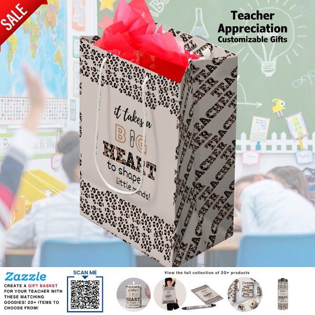 Bolsa De Regalo Mediana Mejor Personalizado de profesores cita impresión l (Subido por el creador)