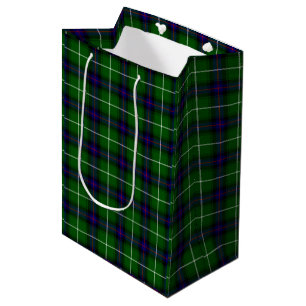 Bolsa De Regalo Mediana Melocotonería azul tartán de MacDonald