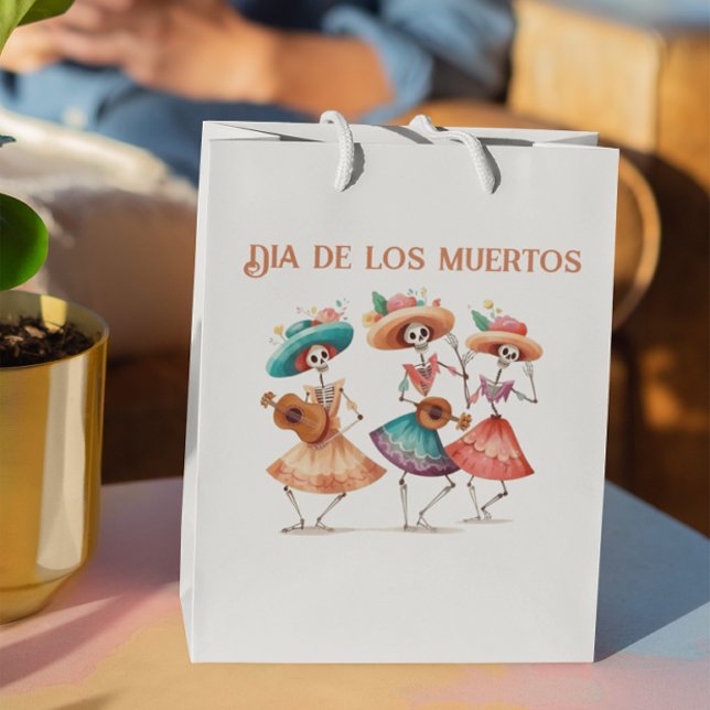 Bolsa De Regalo Mediana Melodía de los muertos bailarines, personalizado (Subido por el creador)