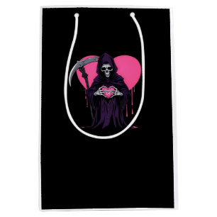 Bolsa De Regalo Mediana Meme clásico de Heart Hands Reaper