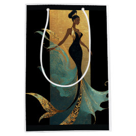 BOLSA DE REGALO MEDIANA MERMAID NOIR SERIES #1 