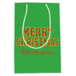 Bolsa De Regalo Mediana Merry Christmas