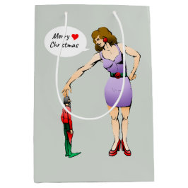 Bolsa De Regalo Mediana Merry Christmas Little Elf