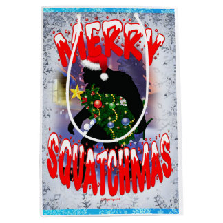 BOLSA DE REGALO MEDIANA MERRY SQUATCHMAS