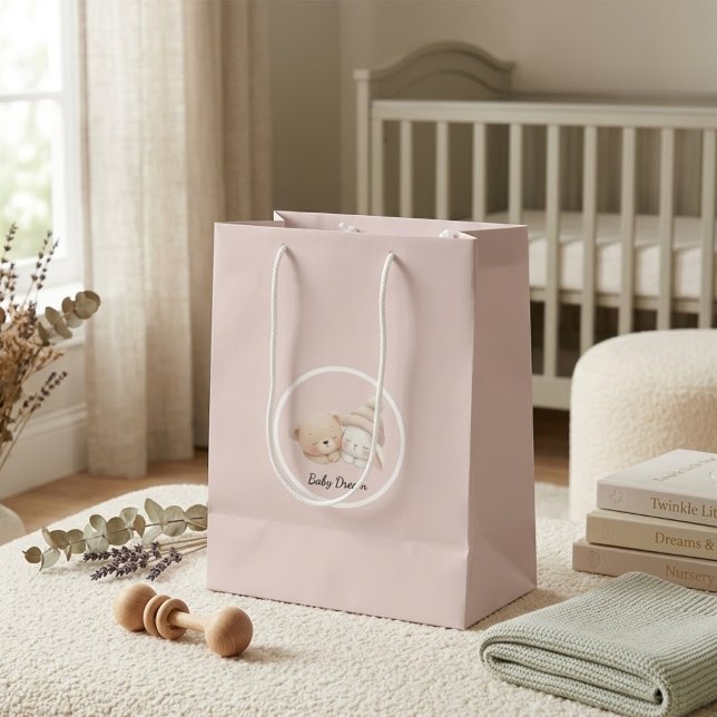 Bolsa De Regalo Mediana MerryMist Baby Dreams: Winter Blush – Ethereal Nur (Subido por el creador)
