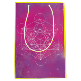 Bolsa De Regalo Mediana Metatron, chakra, zen, geométrico sagrado, ángel