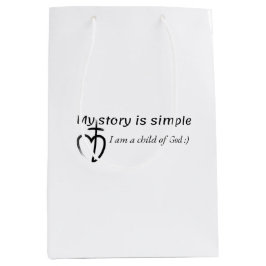 Bolsa De Regalo Mediana Mi historia es simple