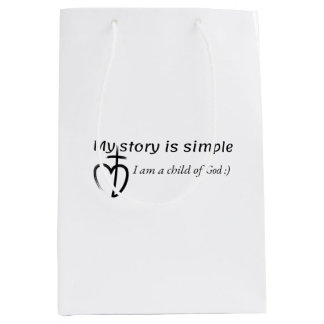 Bolsa De Regalo Mediana Mi historia es simple