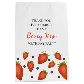 Bolsa De Regalo Mediana Mi primer cumpleaños de Berry