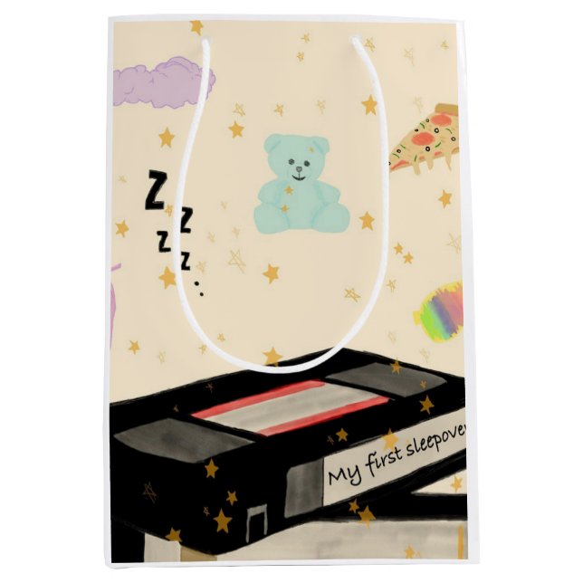 Bolsa De Regalo Mediana Mi primera resaca - Nostalgia Dreamcore VHS (Anverso)