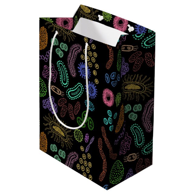 Bolsa De Regalo Mediana Microbios (Angulo reverso)