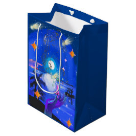 Bolsa De Regalo Mediana Mikitiez aquarius galaxia verano resplandor