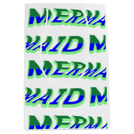 Bolsa De Regalo Mediana Mikitiez océano mermaid venus azul mar