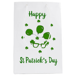 Bolsa De Regalo Mediana Minimalista Feliz Día de San Patricio