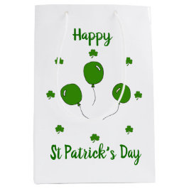 Bolsa De Regalo Mediana Minimalista Feliz Día de San Patricio