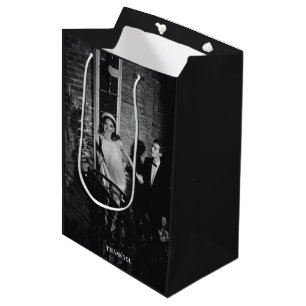 Bolsa De Regalo Mediana Minimalista Moderno Agradecimiento de Boda con Fot