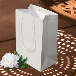 Bolsa De Regalo Mediana Moda Boda Beige Neutral Luz