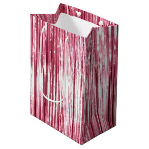 Bolsa De Regalo Mediana Moda Rosa Glitz