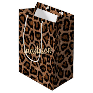 Bolsa De Regalo Mediana Modelo animal magnífico de moda del gato grande