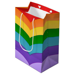 Bolsa De Regalo Mediana Modelo del arco iris