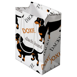 Bolsa De Regalo Mediana Modelo del Dachshund