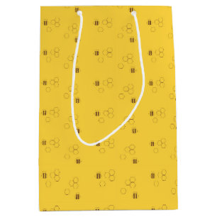 Bolsa De Regalo Mediana Modelo del panal de la abeja