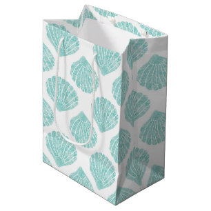Bolsa De Regalo Mediana Modelo del Seashell de Seafoam