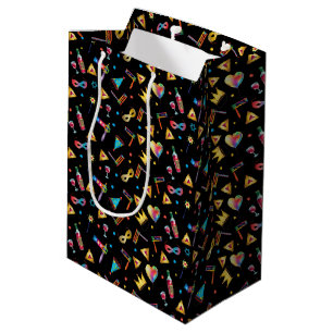 Bolsa De Regalo Mediana Modelo feliz de los regalos del fiesta de los