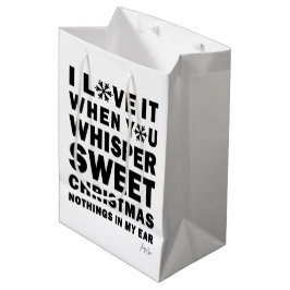 Bolsa De Regalo Mediana Modern Christmas Gift Bags | Sweet Xmas Nothings