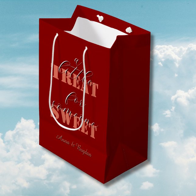 Bolsa De Regalo Mediana Moderna Un Pequeño Trato Para Alguien Dulce Vlenti (Subido por el creador)